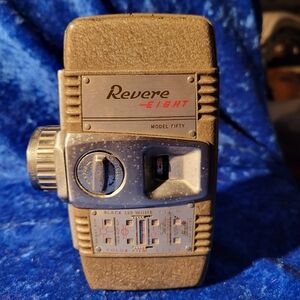 Reverse Eight Model Fifty Vintage Camera - Silver